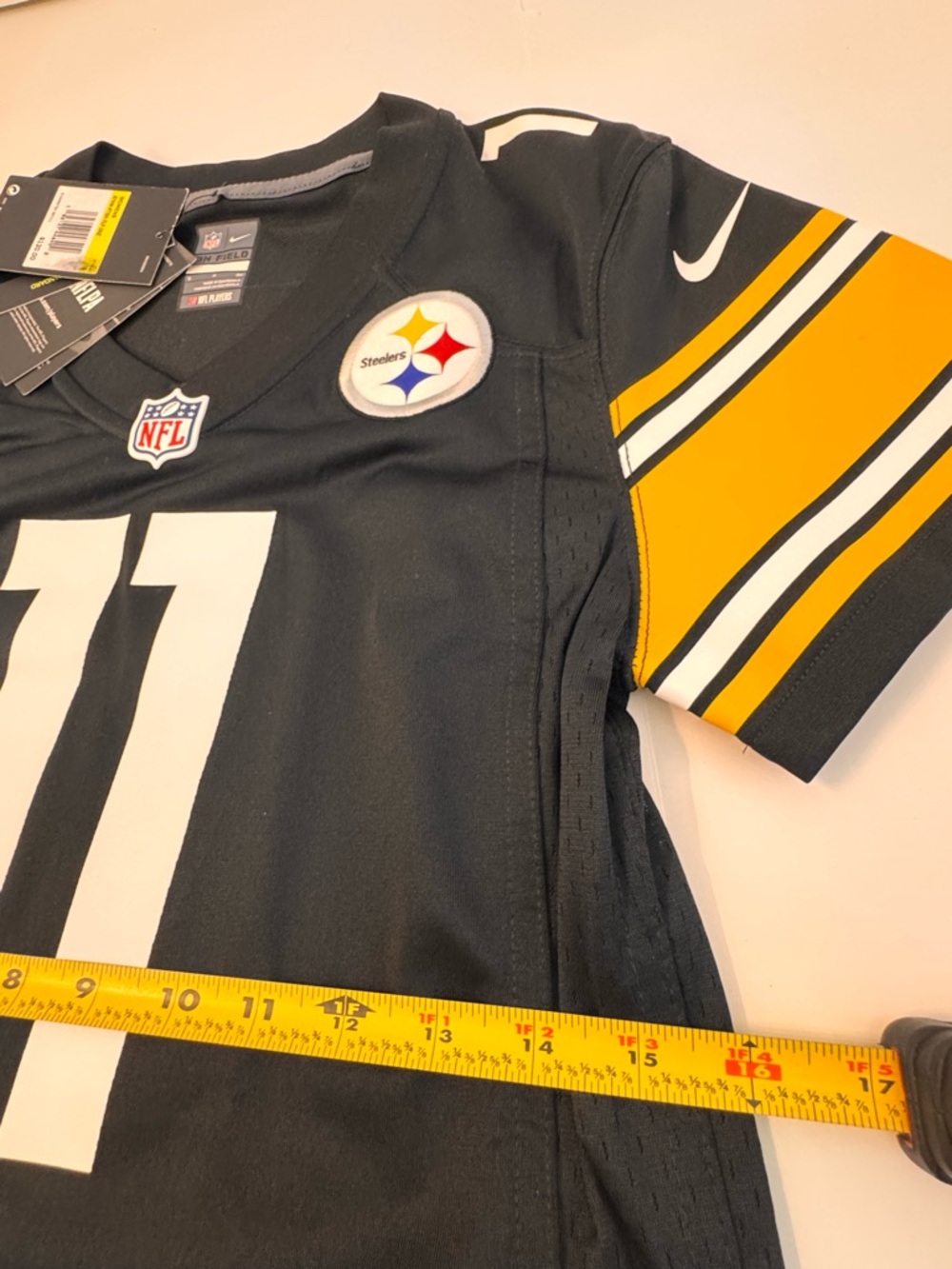 NFL Pittsburgh Steelers Black and Gold Women’s Jersey